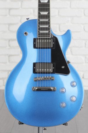 Photo of Epiphone Les Paul Modern Electric Guitar - Radio Blue Metallic, Sweetwater Exclusive