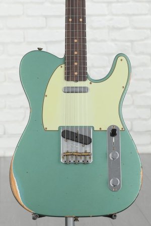Photo of Fender Custom Shop Limited Edition '61 Telecaster Relic - Aged Sherwood Green Metallic