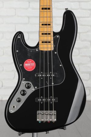 Photo of Squier Classic Vibe '70s Jazz Bass, Left-handed - Black