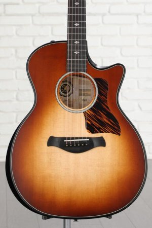 Photo of Taylor 314ce Builder's Edition 50th-anniversary Grand Auditorium Acoustic-electric Guitar - Tobacco with Kona Burst Back and Sides