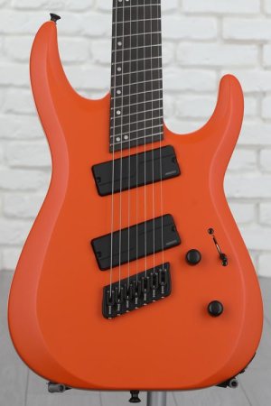 Photo of Jackson Pro Plus Series DK Modern HT7 MS 7-string Electric Guitar - Satin Orange Crush