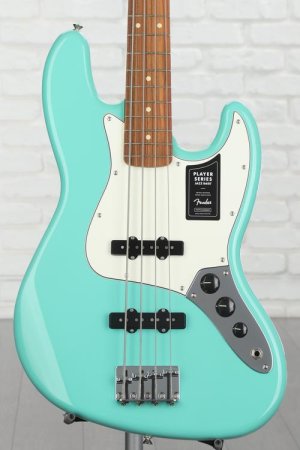Photo of Fender Player Jazz Bass - Sea Foam Green with Pau Ferro Fingerboard