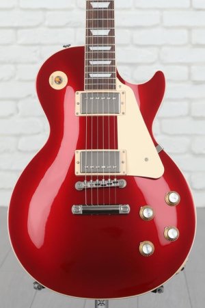 Photo of Gibson Les Paul Standard '60s Plain Top Electric Guitar - Sparkling Burgundy