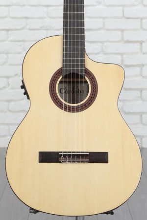 Photo of Cordoba C5-CE Nylon String Acoustic-electric Guitar - Natural Spruce