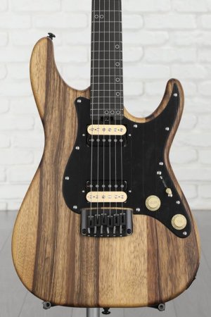 Photo of Schecter Sun Valley Super Shredder Exotic Hardtail Electric Guitar - Black Limba