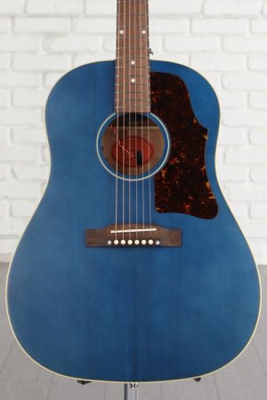 Photo of Epiphone J-45 Acoustic Guitar - Aged Viper Blue, Sweetwater Exclusive