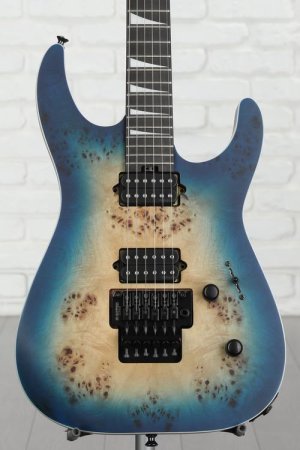 Photo of Jackson MJ Series Dinky DKRP Electric Guitar - Transparent Blue Burst