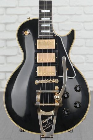 Photo of Gibson Custom 1957 Les Paul Custom Reissue VOS - Black Beauty