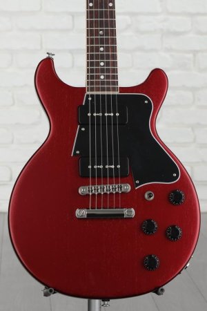 Photo of Gibson Rick Beato Les Paul Special Double Cut Electric Guitar - Sparkling Burgundy Satin