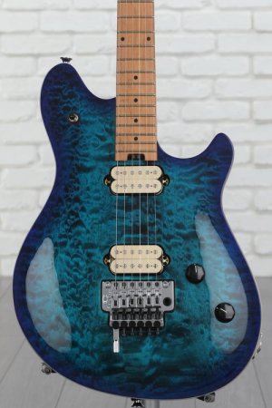 Photo of EVH Wolfgang Special QM Electric Guitar - Chlorine Burst with Baked Maple Fingerboard