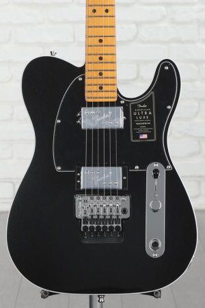 Photo of Fender American Ultra Luxe Telecaster Floyd Rose HH - Mystic Black