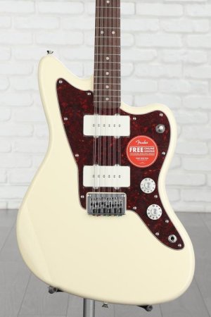 Photo of Squier Paranormal Jazzmaster XII 12-string Electric Guitar - Olympic White