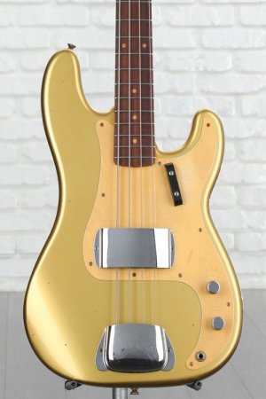 Photo of Fender Custom Shop Limited Edition '59 Precision Bass Journeyman Relic - HLE Gold