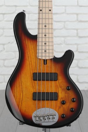 Photo of Lakland Skyline 55-01 Standard 5-string Bass Guitar - 3-Tone Sunburst with Maple Fingerboard