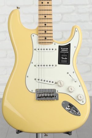Photo of Fender Player Stratocaster - Buttercream with Maple Fingerboard
