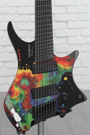 Photo of Strandberg Boden Metal NX 8 Sarah Longfield Edition Electric Guitar - Black Doppler Gloss