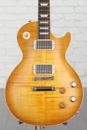 Photo of Gibson Kirk Hammett "Greeny" Les Paul Standard Electric Guitar - Greeny Burst