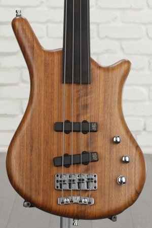 Photo of Warwick Pro Series Thumb BO Fretless 4-string Bass - Natural Satin