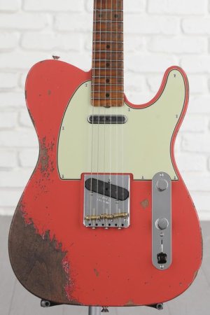 Photo of Fender Custom Shop GT11 1963 Heavy Relic Telecaster - Aged Tahitian Coral - Sweetwater Exclusive