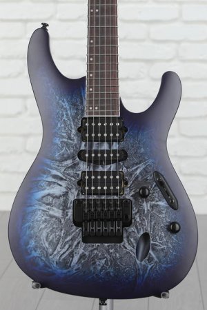 Photo of Ibanez S770CZM Solidbody Electric Guitar - Cosmic Blue Frozen Matte