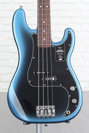 Photo of Fender American Professional II Precision Bass - Dark Night with Rosewood Fingerboard