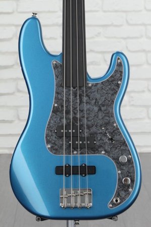 Photo of Fender Tony Franklin Fretless Precision Bass - Lake Placid Blue