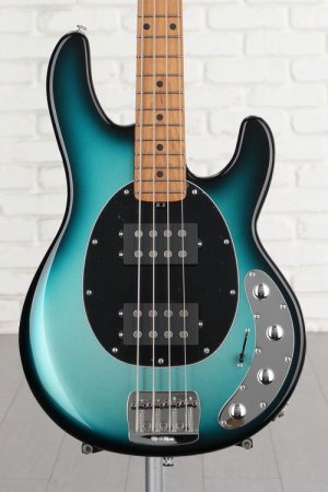 Photo of Ernie Ball Music Man StingRay Special HH Bass Guitar - Frost Green Pearl with Maple Fingerboard