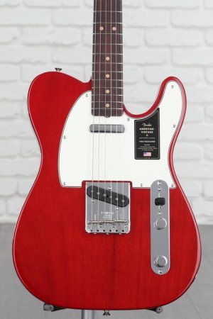 Photo of Fender American Vintage II 1963 Telecaster Electric Guitar - Red Transparent