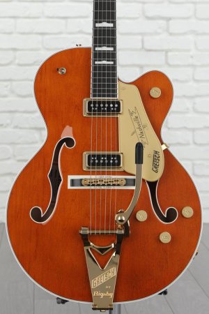 Photo of Gretsch G6120TG-DS Players Edition Nashville with Dynasonics and Bigsby - Roundup Orange