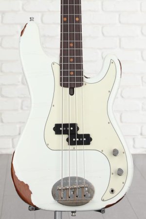 Photo of Lakland USA Classic 44-64 Aged Bass Guitar - Olympic White - Sweetwater Exclusive