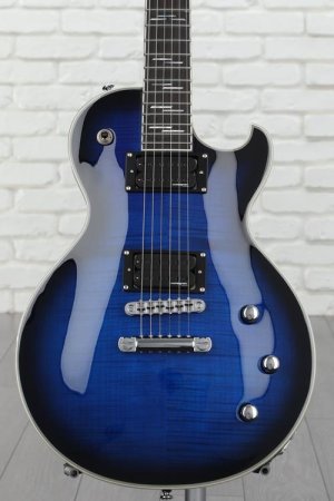 Photo of Schecter Solo-II Supreme Electric Guitar - See Thru Blue Burst