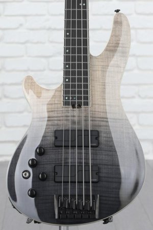 Photo of Schecter SLS Elite-5 Left-handed Bass Guitar - Black Fade Burst