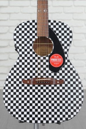 Photo of Fender Tim Armstrong Hellcat Acoustic-electric Guitar - Checkerboard