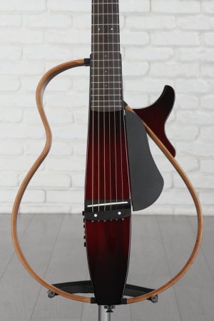 Photo of Yamaha SLG200S Silent Guitar - Crimson Red Burst