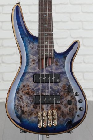 Photo of Ibanez Premium SR2600 Bass Guitar - Cerulean Blue Burst