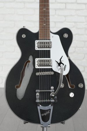 Photo of Gretsch Electromatic John Gourley Signature Broadkaster Electric Guitar - Iridescent Black