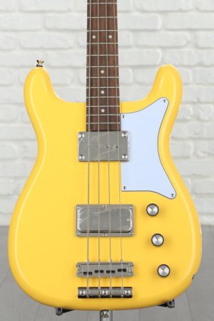 Photo of Epiphone Newport Electric Bass Guitar - Sunset Yellow