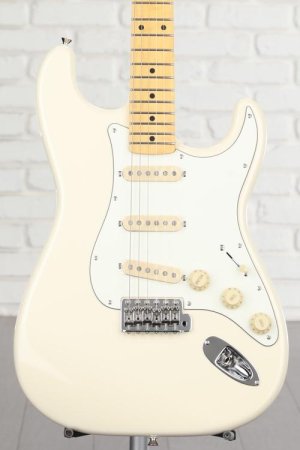 Photo of Fender JV Modified '60s Stratocaster Electric Guitar - Olympic White