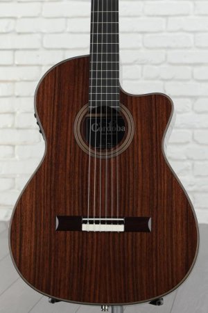 Photo of Cordoba Fusion 12 Rose II Acoustic Nylon Guitar - Rosewood