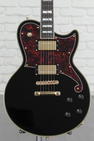 Photo of D'Angelico Deluxe Atlantic Electric Guitar - Solid Black