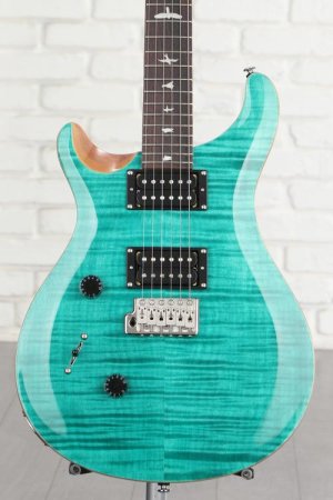 Photo of PRS SE Custom 24 Left-handed Electric Guitar - Turquoise