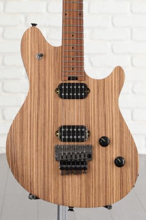 Photo of EVH Wolfgang Standard Exotic Zebrawood Electric Guitar - Natural