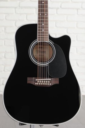 Photo of Takamine Legacy JEF381SC Dreadnought 12-string Acoustic-electric Guitar - Black