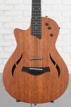 Photo of Taylor T5z Classic, Left-Handed Hollowbody Electric Guitar - Tropical Mahogany Sweetwater Exclusive