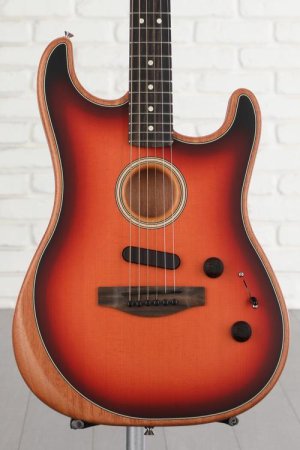 Photo of Fender American Acoustasonic Stratocaster Acoustic-electric Guitar - 3-Color Sunburst