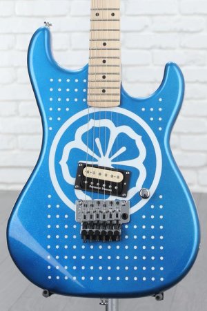 Photo of Kramer Baretta Electric Guitar - White Lotus Candy Blue