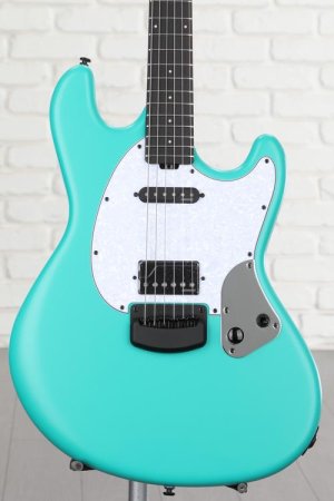 Photo of Ernie Ball Music Man Limited-edition Signature Fluff StingRay HT Electric Guitar - Tealy Dan, Sweetwater Exclusive