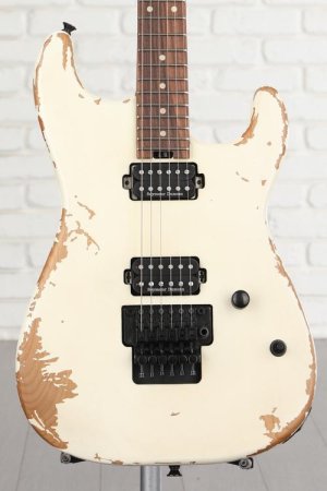 Photo of Charvel Pro-Mod Relic San Dimas Style 1 HH FR PF Electric Guitar - Weathered White