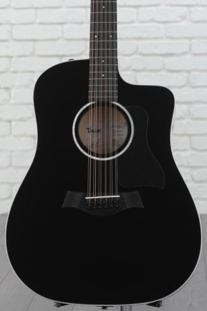 Photo of Taylor 250ce Plus 12-string Acoustic-electric Guitar - Black