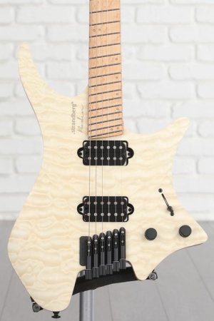 Photo of Strandberg Boden Original NX 6 Electric Guitar - Natural Quilted Maple